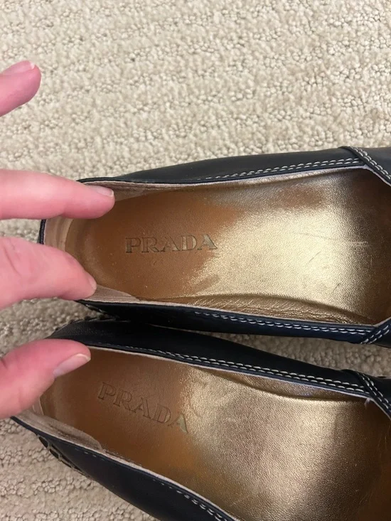 Prada Black Leather Espadrilles - Picture 7 of 7